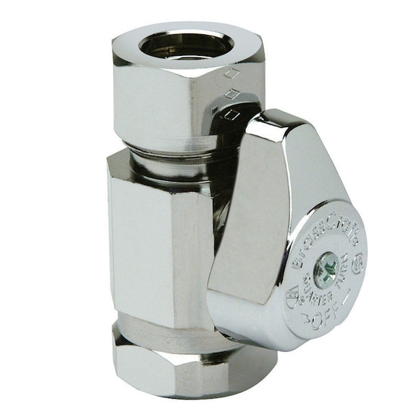 Brasscraft BrassCraft 1/2 in. FPT outlets X 1/2 in. MPT Brass Shut-Off Valve G23305X C1 - main